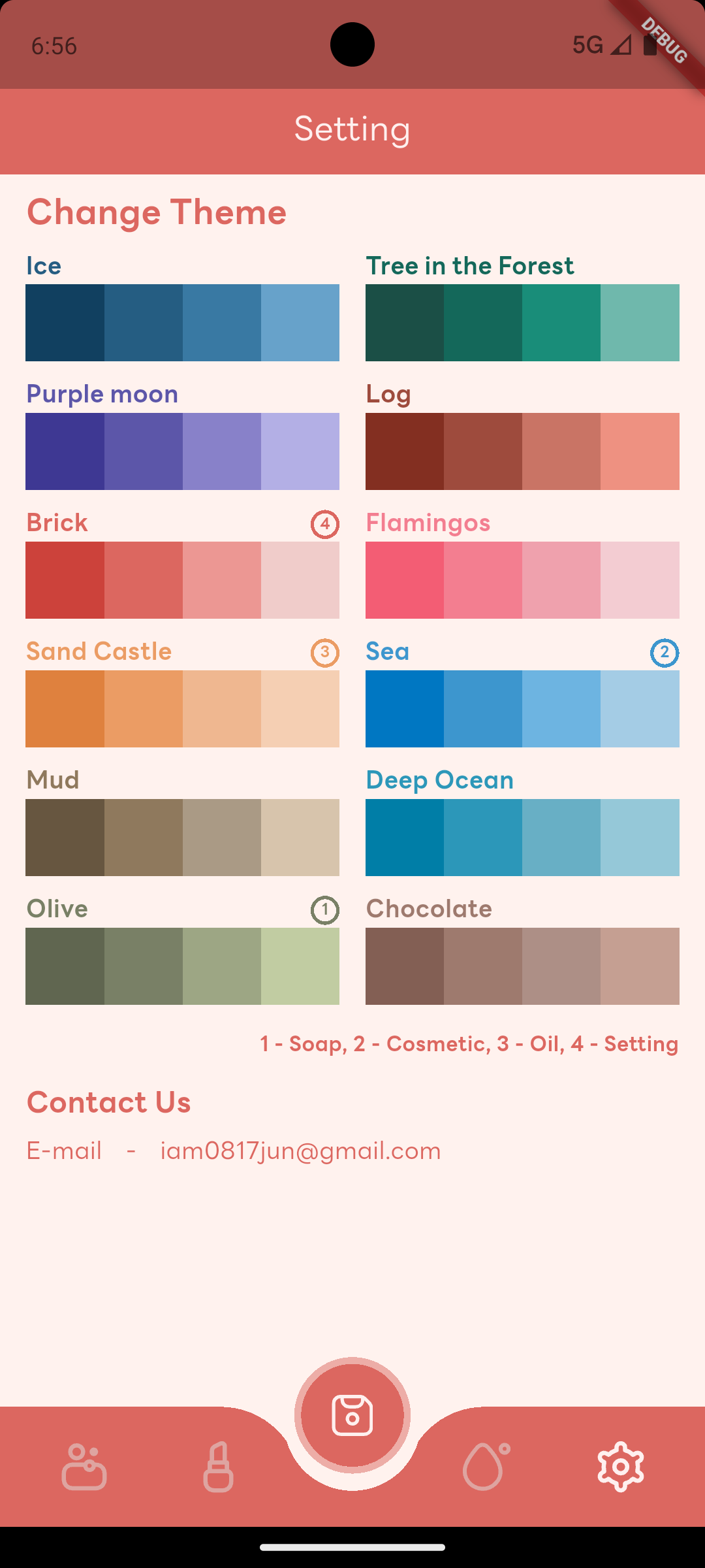 Soap & Cosmetic Calculator 스크린샷