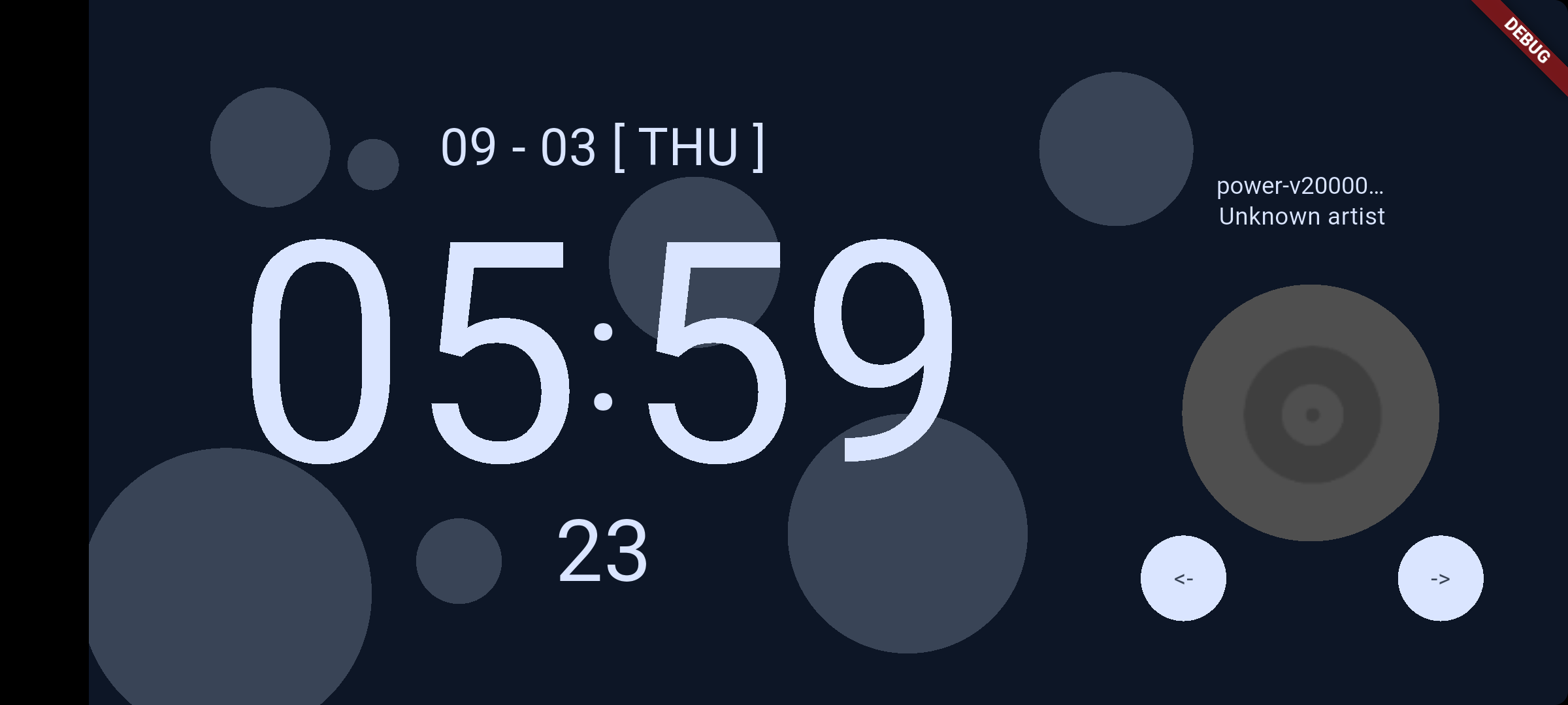 Desk Clock & NowPlaying 스크린샷