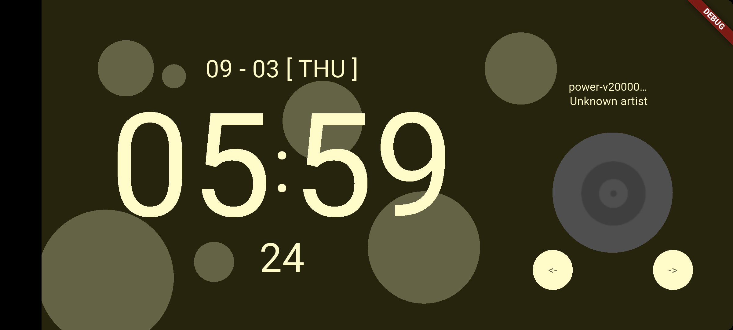Desk Clock & NowPlaying 스크린샷