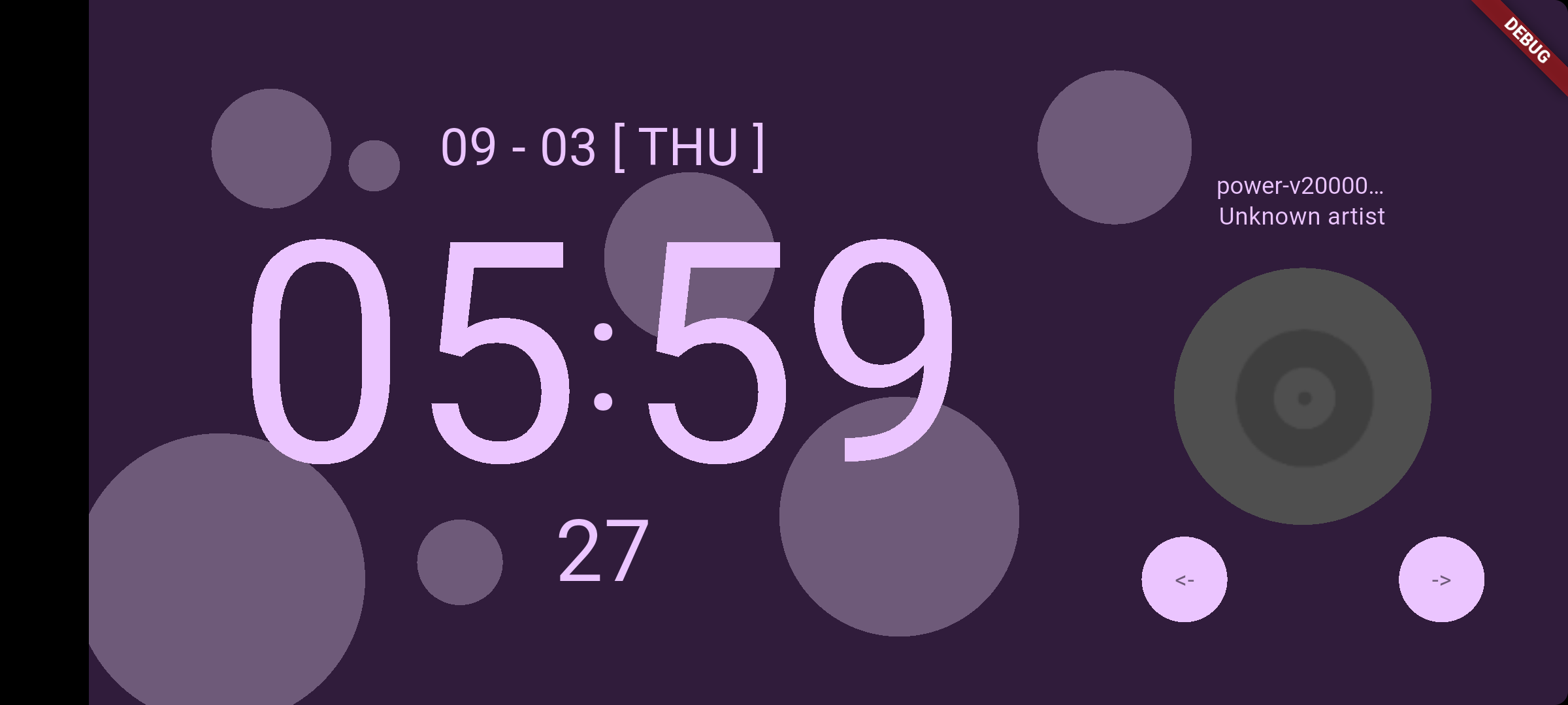 Desk Clock & NowPlaying 스크린샷