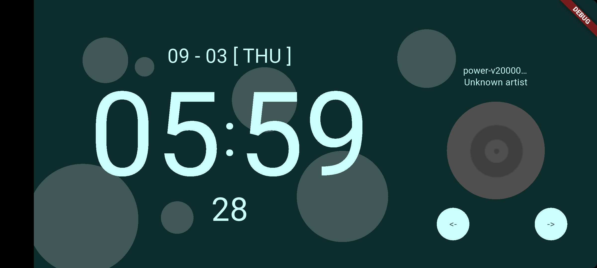 Desk Clock & NowPlaying 스크린샷